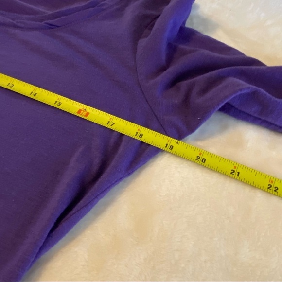 DISNEY / Purple Sequince Mickey Long Sleeve Top Size L - Picture 7 of 10